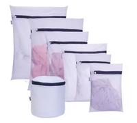 Set di 6 reti per la biancheria, sacchetti per lavatrice e asciugatrice, protezione per reggiseni, biancheria intima e biancheria delicata, resistente agli strappi, durevole e facile da pulire