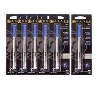 Set di 6 ricariche per roller CROSS punta media inchiostro blu CROSS