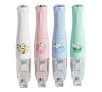 Set di 6 rotoli di nastro biadesivo per scrapbooking, diario, creazione di biglietti, fai da te, album fotografici, buste, scuola e ufficio, adesivo liscio e trasparente