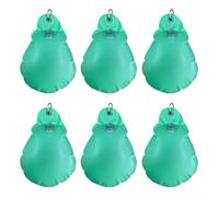 Set di 6 sacchi d'acqua ponderati adatti per la copertura invernale della piscina stabilità e protezione da vento e detriti (verde)