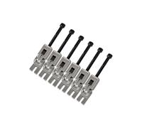Set di 6 selle con doppio sistema di bloccaggio per Floyd Rose Guitar Vibrato Bridge parti di ricambio in metallo tremolo ponte sella mantiene l'intonazione