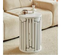 Set di 6 sgabelli impilabili in legno, per cucina, design rotondo in legno, non richiede montaggio, versatile, con ruote