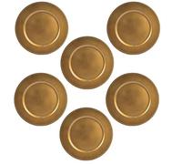 Set di 6 Sotto piatti oro per la tavola di natale D33 centro tavola natalizio decorazioni addobbi casa idea regalo