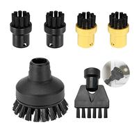 Set di 6 spazzole rotonde per Kärcher, Molbory, spazzola rotonda per pulitore a vapore Kärcher accessori SC1 SC2 SC3 SC4 SC5 SC7, set di spazzole rotonde Kärcher per pulitore a vapore Kärcher