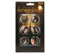 Set di 6 spille New Moon della Saga di Twilight altamente collezionabili Jacob &