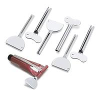 Set di 6 spremiagrumi per dentifricio, riutilizzabile, per dentifricio, strizzacervelli colorati per capelli, strumento per colorare i bambini, niente più sporco e rifiuti