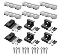 Set di 6 staffe di montaggio multiuso per pannelli solari, per uso residenziale e marino su più tipi di tetto, staffe solari