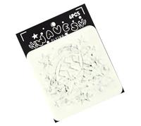 Set di 6 stencil per pittura a tema animali marini, stencil per disegni per bambini, per segni, album fotografici, album fotografici, set di stencil da parete