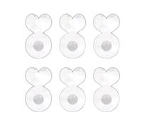 Set di 6 supporti per lobo dell'orecchio, stabili, per nuovi piercing, per prevenire il fastidio dell'inclinazione