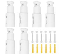 Set di 6 supporti per termosifone, supporto per termosifone, supporto per il montaggio del radiatore del bagno, supporto per il bagno dritto e curvo