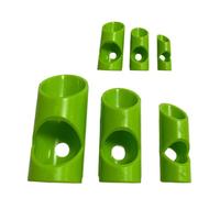 Set di 6 tagliatubi di varie dimensioni, in ABS resistente, 15 mm, 22 mm, 28 mm, 40 mm, 46 mm, 53 mm, per sistemi industriali HVAC, taglierina per tubi in schiuma con marcatori di profondità