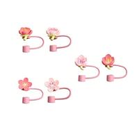 Set di 6 tappi protettivi in silicone per tappi di paglia per tappi di paglia