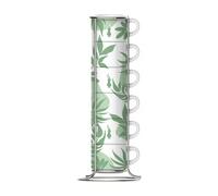 E_0002_S91101819 Bialetti Set di 6 Tazze da Caffè Bialetti 29597 Bianco Verde Po