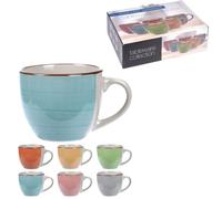 Set di 6 tazze da caffè espresso in ceramica, 90 ml