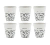 Set Di 6 Tazze Da Espresso Senza Manico MINI BLOOMS 80ml Bastion Collections