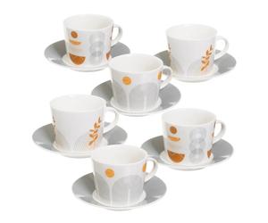 Set di 6 tazze in ceramica Sunset da 100 ml