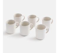 Set di 6 tazze in gres screziato, TECKA Beige TU