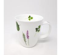 Set Di 6 Tazze PRIMA VERA Con Erbe Per 350Ml Bianco Porcellana TeaLogic