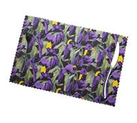 Set di 6 tovagliette all'americana con motivo rondine viola, 30,5 x 45,7 cm, per feste e decorazioni per la tavola della cucina