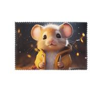 Set di 6 tovagliette all'americana con simpatico motivo topolino, 30,5 x 45,7 cm, per feste, cucina, sala da pranzo