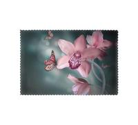 Set di 6 tovagliette all'americana, lavabili, adatte per interni ed esterni o come decorazione da tavolo da pranzo.