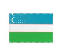 Set di 6 tovagliette con bandiera della Repubblica dell'Uzbekistan, 30,5 x 45,7 cm, ideali per feste, cucina, sala da pranzo