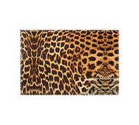 Set di 6 tovagliette con motivo a righe su leopardi, 30,5 x 45,7 cm, per feste, cucina, sala da pranzo