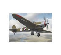 Set di 6 tovagliette da 30,5 x 45,7 cm con stampa di aeroplani della seconda guerra mondiale YYHHAOFA - spesse, robuste, per sala da pranzo, cucina, hotel, casa e decorazioni per banchetti