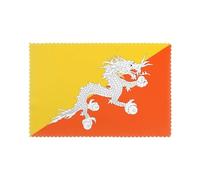 Set di 6 tovagliette da 30,5 x 45,7 cm con stampa YYHHAOFA Flag of the Kingdom of Bhutan, spesse, robuste, per sala da pranzo, cucina, hotel, casa e decorazioni per banchetti