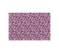 Set di 6 tovagliette da tavolo da pranzo con stampa leopardata, resistenti al calore, per la decorazione della casa