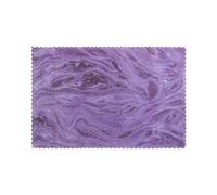 Set di 6 tovagliette in marmo viola scuro, lavabili, adatte per uso interno ed esterno o decorazione del tavolo da pranzo.