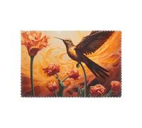 Set di 6 tovagliette per tavolo da pranzo WHJDPP The Phoenix Bird in The Spark stampa hotel banchetto di famiglia