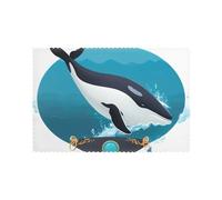 Set di 6 tovagliette per tavolo da pranzo WHJSHOP Whale in The Ring Picture Hotel Family Banquet