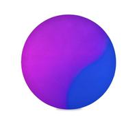 Set di 6 tovagliette rotonde a prova di calore, colore neon, viola, blu, carino, decorazione per la tavola da pranzo della cucina, 39,1 cm