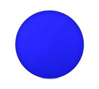Set di 6 tovagliette rotonde antiscivolo lavabili a prova di calore, set di 6 tovagliette blu per tavolo da pranzo, decorazione per tavolo da pranzo, 39,1 cm