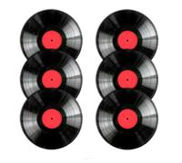 Set di 6 Tovagliette Rotonde in Feltro da 33 cm Varie Fantasie Decorative