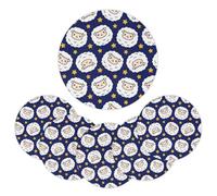 Set di 6 tovagliette rotonde intrecciate a forma di stella di pecora, lavabili, 38 cm, in tessuto resistente al calore, per cucina e tavolo da pranzo