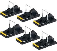 Set Di 6 Trappole per Ratti, Trappola per Topi,Semplice, Riutilizzabile, Control