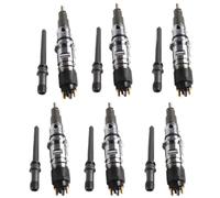 Set di 6 ugelli iniettori carburante diesel 0445120050 con tubo, accessori for auto compatibili con Dodge Ram 2500 e 3500 6.7L 2007-2012