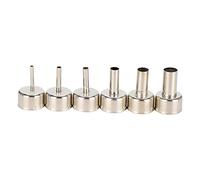 Set di 6 ugelli per pistola ad aria calda 858d per stazione di lavoro SMD, ugelli di ricambio per pistola a caldo in diverse misure 3/4/5/8/10/12 mm