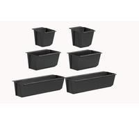 Set Di 6 Vasi Per Piante EASY Per Europallet In Vari Colori