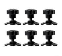 Set di 6 viti M8 per sistemi ferroviari a stella, in alluminio, utilizzate nella logistica e nello stoccaggio dell'aviazione marina (M8 x 40 mm)
