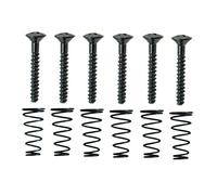Set di 6 viti per pickup a bobina singola per chitarra elettric molle nere