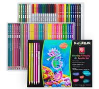 Set di 60 matite colorate inclusi stili a base di olio metallizzate