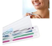 Set di 60 strisce abrasive dentali per denti sani, lucidatura, lucidatura, lucidatura, set di strumenti per la pulizia profonda, igiene orale, cura per denti sani