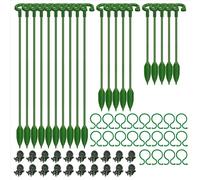 Set di 60 supporti per piante - Confezione da 20 bastoncini per piante da fiore (3 misure)