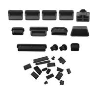 Set di 64 tappi porta USB, in silicone, protezione anti-polvere USB, kit di ricarica per telefoni e computer interfaccia di ricarica Type-C SD HDML mimiHDML RJ45 VGA miniDP SUB Audio