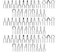 Set di 69 punte per bruciare il legno, punte in metallo ad alta resistenza per pirografia, calligrafia, arte del cuoio e del legno