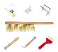 Set di 7 accessori per apicoltura per apicoltura set api alveari kit per fumatori