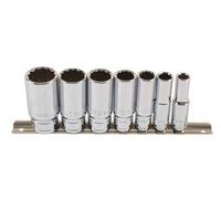 Set di 7 bussole lunghe Whitworth - 3/8"